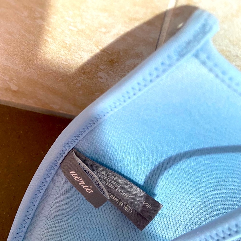 Aerie blue bathing suit top - Picture 3 of 3